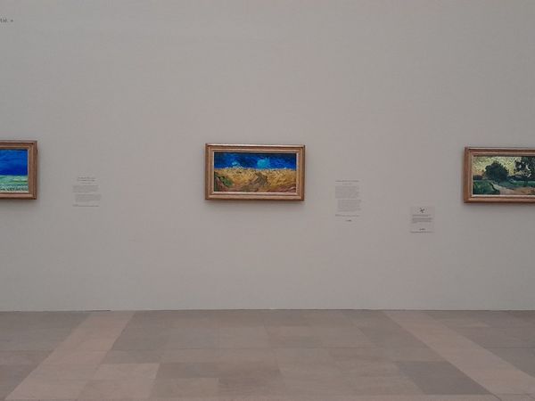 VAN GOGH à Auvers - salle des &quot;double carré&quot; au musée d'ORSAY