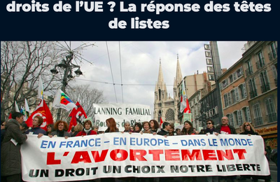TOUS les partis belges francophones sont favorables à l'inscription de l’avortement dans la charte des droits de l’UE