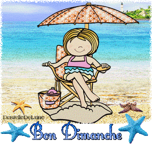Gif Anime Bon Dimanche Avec Plage Et Mer Bleue Les Gifs Animes De Dentelledelune