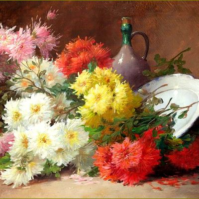 Les fleurs par les grands peintres -  Roger Godchaux (1878-1958)