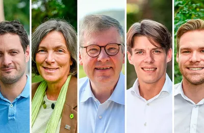 Wahlarena der Main-Post mit Direktkandidaten zur Landtagswahl im Stimmkreis Würzburg-Land am 26. September in den Mainfrankensälen in Veitshöchheim