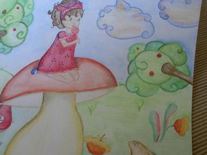 Dessin crayons aquarelles