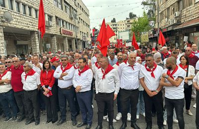Israël : Les travailleurs juifs et arabes ont honoré le 1er mai, envoyant un message de solidarité prolétarienne au milieu de la guerre
