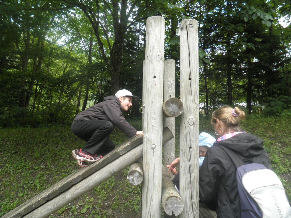 Voyage scolaire 2013 à Beaufort dont la base de loisirs de Marcôt