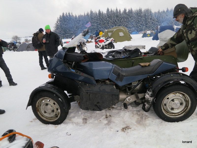 Concentration de motos sur le Plateau de Millevaches 2012