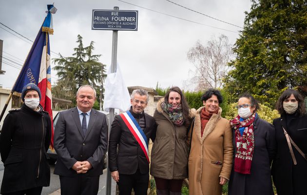 Tours : une rue porte désormais le nom de la résistante - déportée Héléna Fournier