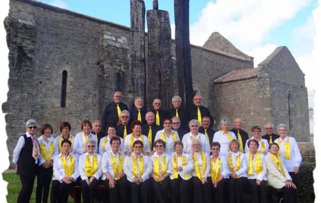 Concert de la chorale à fond les notes au Château d'Olonne