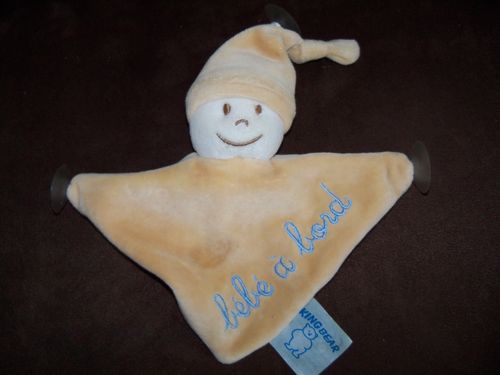 Doudou Lutin Plat Avec Ventouse Pour Voiture Bebe A Bord Marque King Bear Mon Vide Grenier A Moi