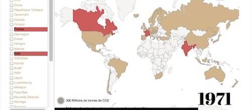 CO2 : la carte de la pollution mondiale