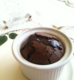 Le coulant-coulant au chocolat... de Sixtine !