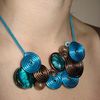 spirales turquoise et chocolat