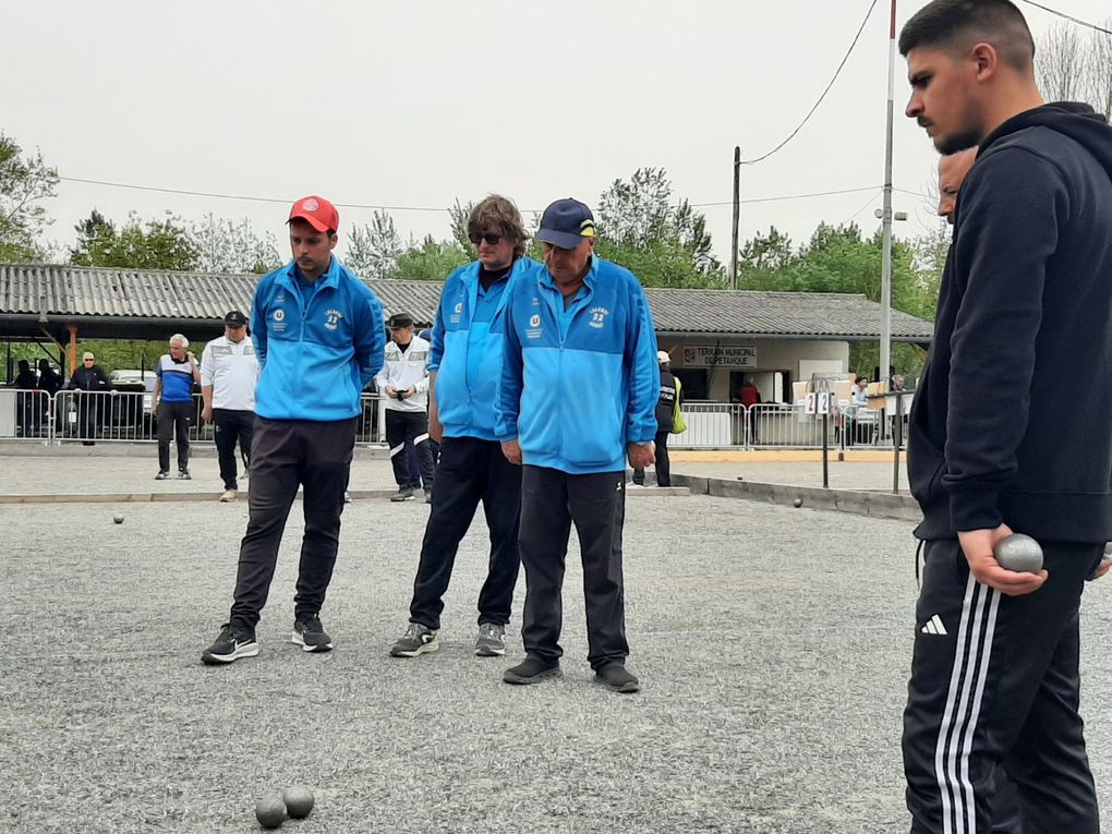 Photos championnat du Gers triplette masculin 2024.