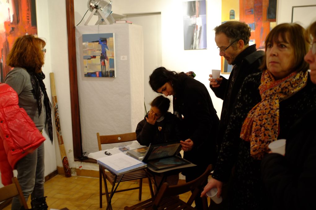 Tableaux de l'artiste Ghâni Ghouar - exposition de mars 2012