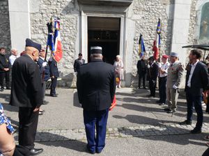 Service et obsèques de Henri Fabre, dernier des Commandos d'Afrique, Meylan le 28 juillet 2023