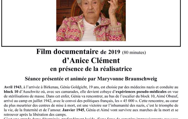 Projection-débat : " Génia " film documentaire d'Anice Clément