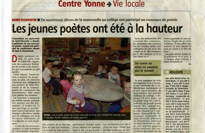 Salon de Saint Florentin 8 juin 2013 : article journal