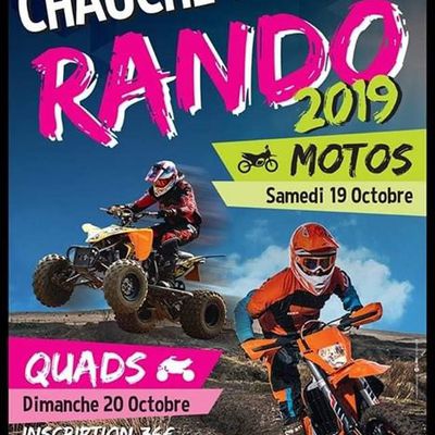 Rando motos et quads le 19 et 20 octobre 2019 du MC Chauché (85)