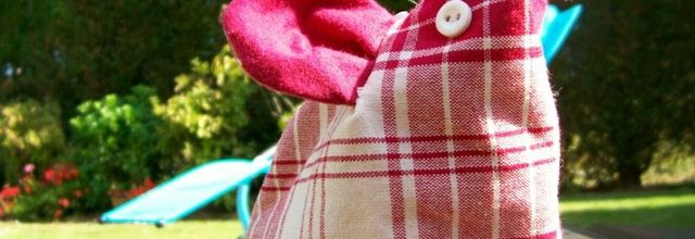 Une trousse-souris rouge