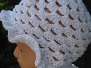 bonnets en crochet pour les petites princesses