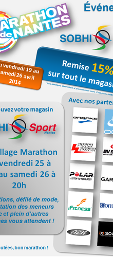 Marathon de Nantes avec Sobhi Sport Nantes.