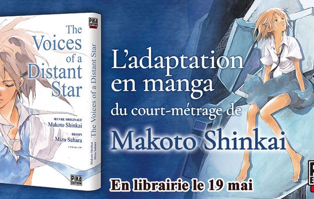 Le manga The Voices of a Distant Star dans la collection Pika Seinen
