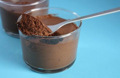 Mousse au chocolat noir, recette chrononutrition