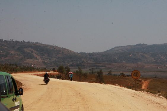 Vendredi 12 octobre 2012. Le Président Andry Rajoelina : première visite dans la Région Itasy (Soavinandriana, Analavory, Ampefy).