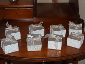 Boites cadeaux pour un mariage