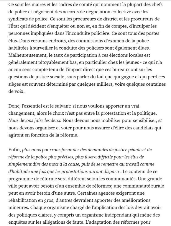 Traduction de l'article posté par Barack Obama sur Medium en français (via Google Traduction)