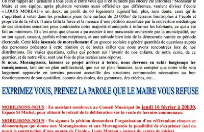 Morangis : TOUS ENSEMBLE, contre un projet ABSURDE !