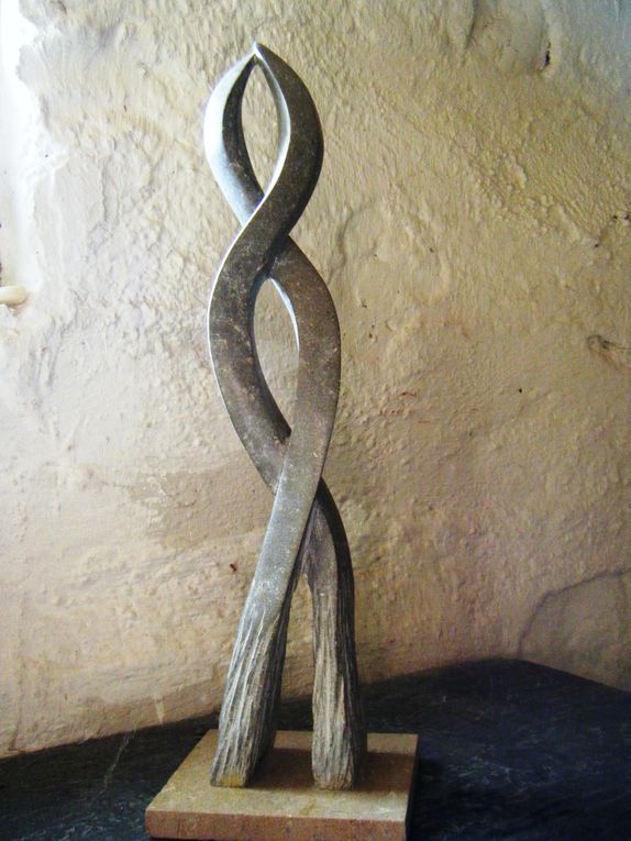 Sculpture pierre argile marbre bois