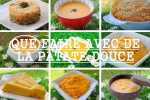 QUE FAIRE AVEC DE LA PATATE DOUCE ? (thermomix)