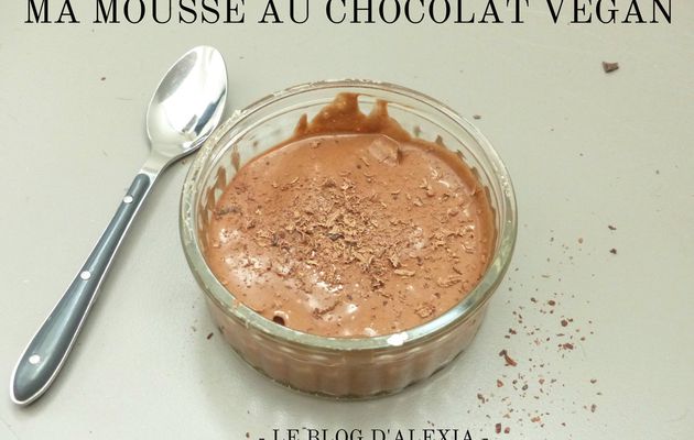 Le mardi c'est cuisine : Une mousse au chocolat facile, rapide et vegan !