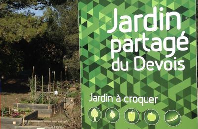 Au Jardin partagé du Devois, des bacs à cultiver ! Allez-y !