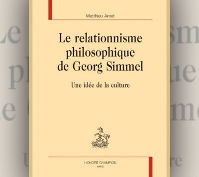 ( Trans) Formation intellectuelle - culture avec Georg Simmel (cofondateur de la sociologie et philosophe ''de la vie'') 2 liens : 1)  cairn.info, Hermès, La Revue, pour un article très éclairant de Patrick Watier sur Georg Simmel; 2) laviedesidees.fr, Matthieu Amat, le relationnisme philosophique de G. Simmel