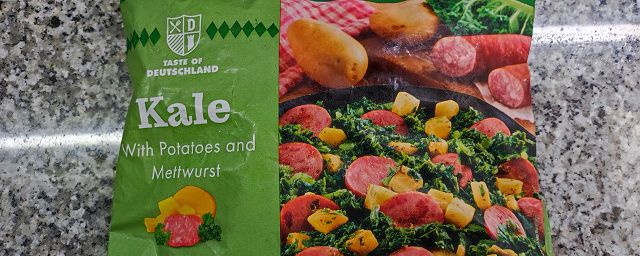Kale with potato and Mettwurst - Lidl - Prova assaggio