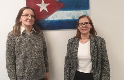 Réunion de l'ambassadrice cubaine avec la direction du Parti communiste polonais (PCP)