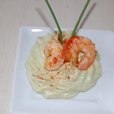 Tapas avocat crevettes