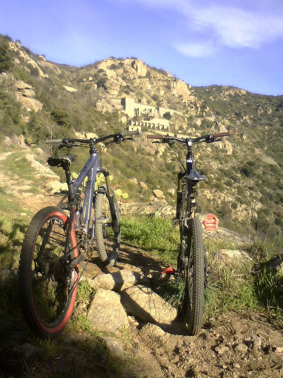 sortie vtt Ille sur têt - Rodès