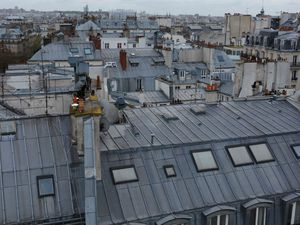 La magnifique vue de la capitale de la terrasse du Grand Rex de Paris