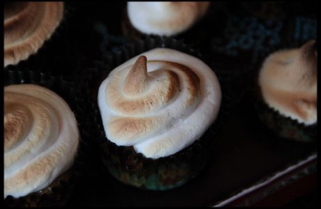 Muffins meringués aux abricots