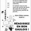 Faites comme Asterix, réagissez en bon Gaulois