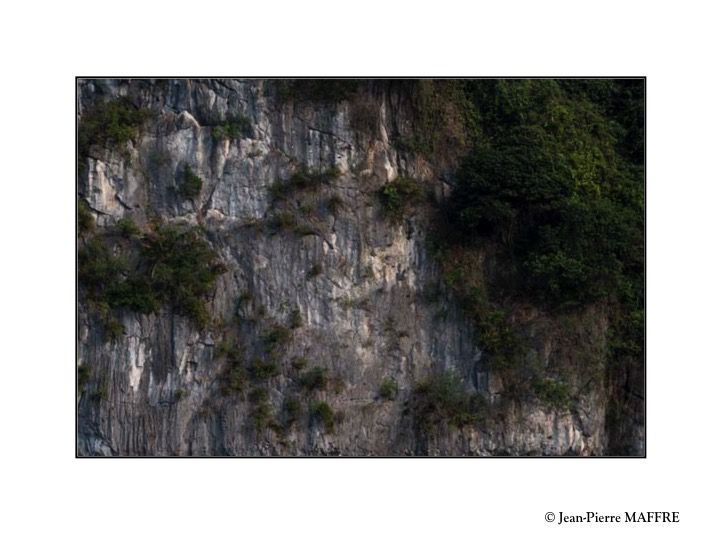 La baie Halong est l'une des merveilles les plus incroyables de la nature qui nous surprend sans cesse par ces innombrables graphismes de pierres..