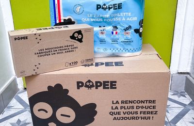 Produits d’hygiène recyclés Popee 