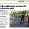 Nouvelle session de la vélo-école