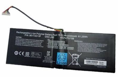 New 4030mAh 15.2V 961TA013F battery for GIGABYTE GNC-J40 961TA013F Gaming Laptop High Quality