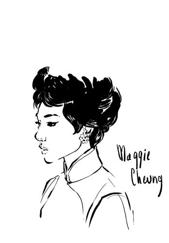 #inktober #Maggie Cheung #in the mood for love #dessin #illustration #actress