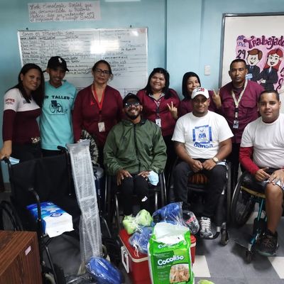 Jornada social realizaron personas con discapacidad en la Ciudad Hospitalaria Dr. Enrique Tejera de Valencia