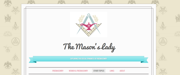 le blog "The Mason's Lady"