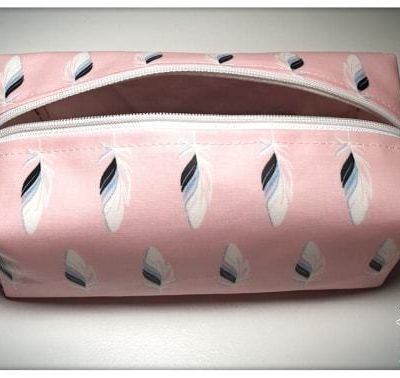 Tuto couture débutant : coudre une trousse rectangulaire doublée, simple et rapide